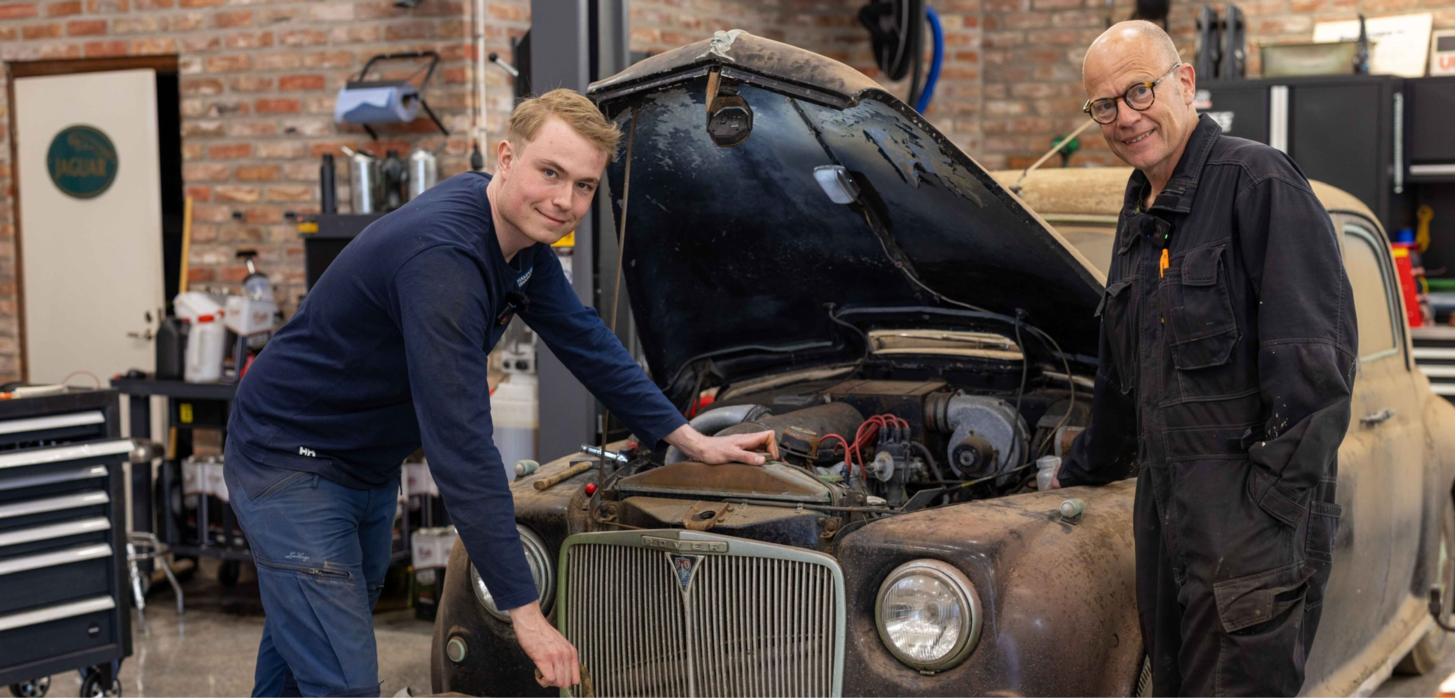 Barnfind - se när Rover 90:n vaknar efter 56 år