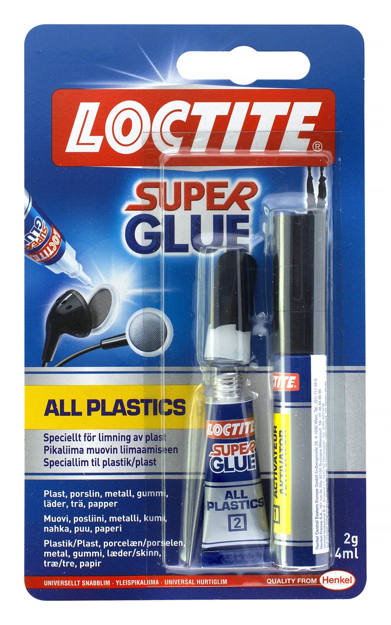 Product Image for Super Glue All Plastics, 2 g