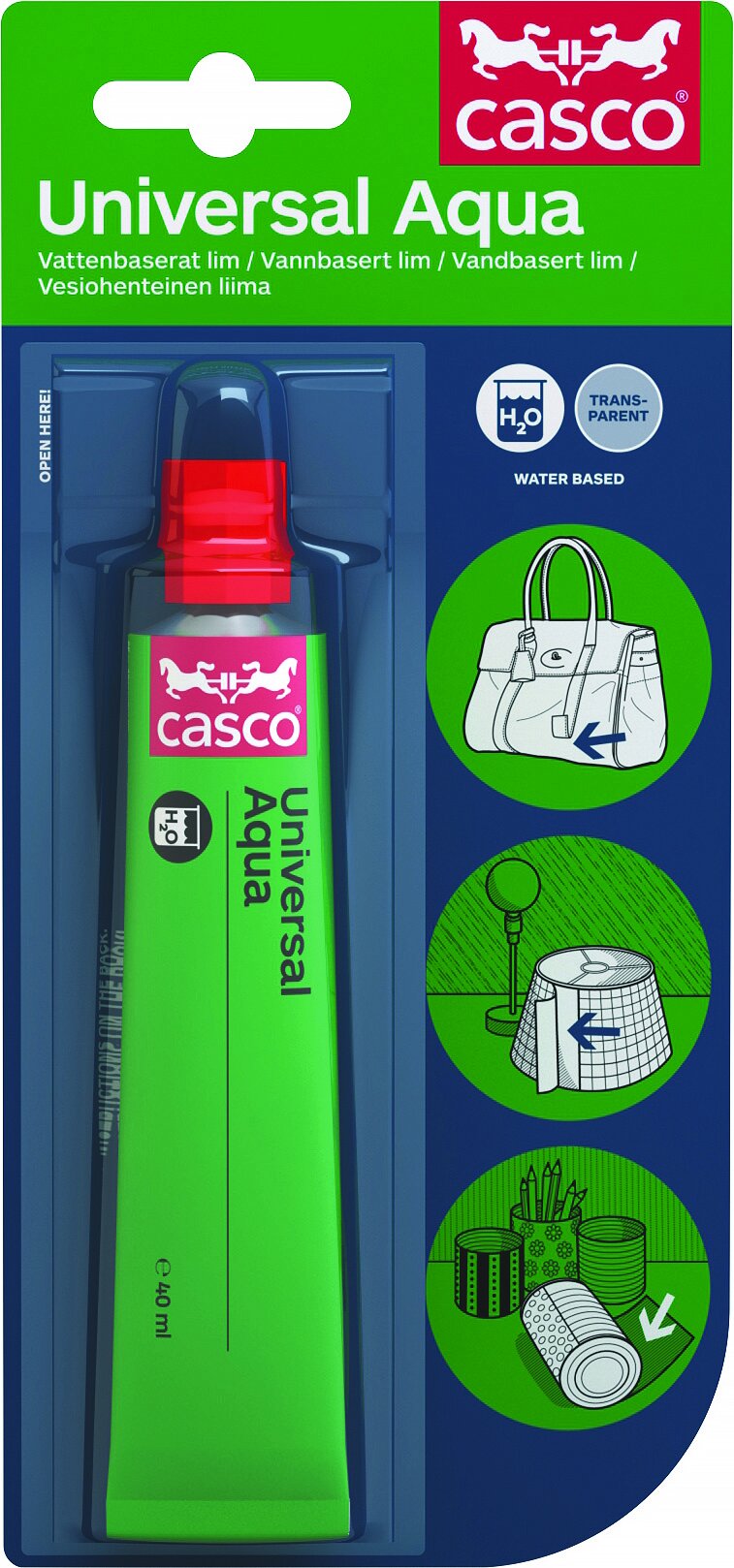 Product Image for Universallim Aqua, vattenbaserat, 40 ml