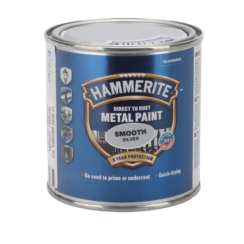 Product Image for Hammarlack slät blank silver, 750 ml