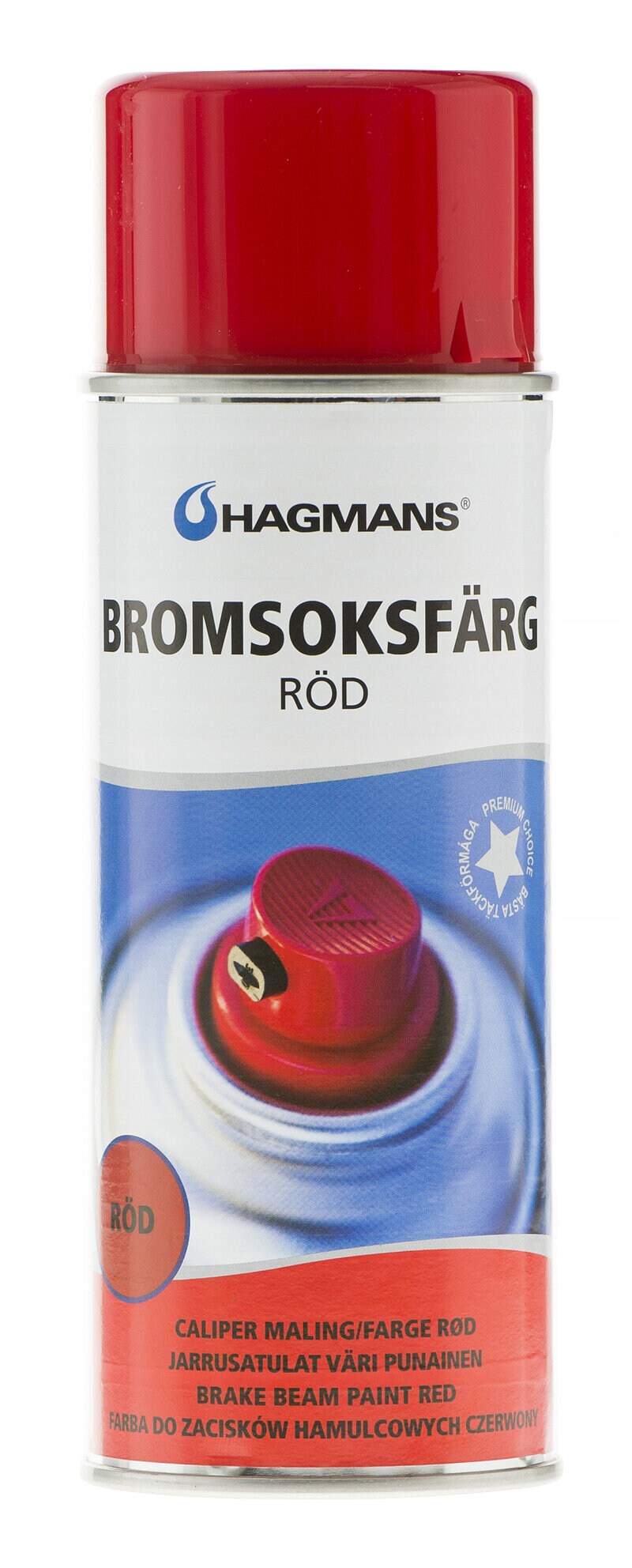Product Image for Bromsoksfärg, 400 ml, röd
