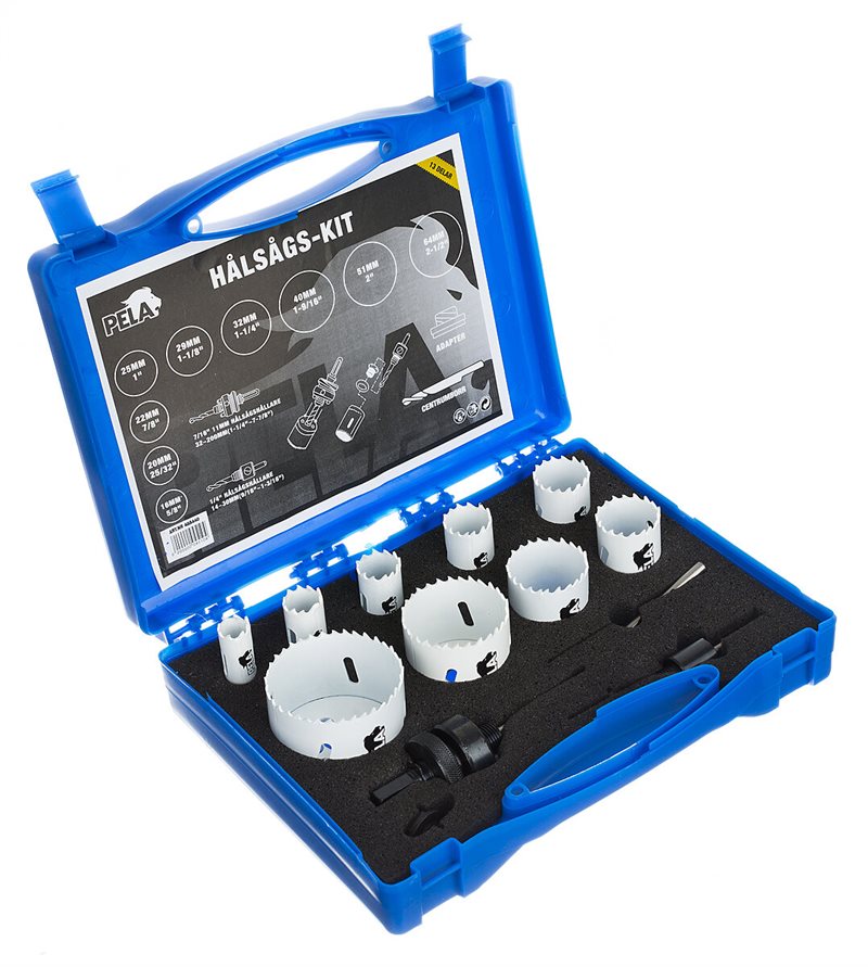 Product Image for Hålsågsats 13 delar bimetall