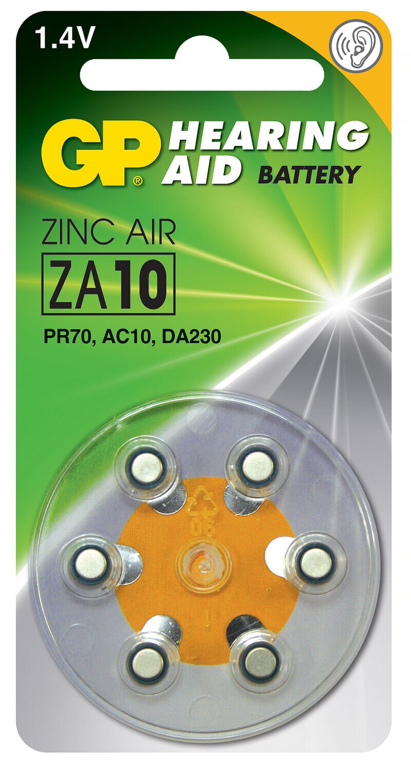 Product Image for Hörapparatsbatterier ZA10