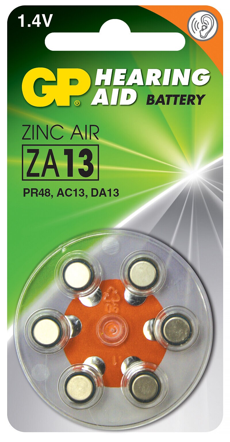 Product Image for Hörapparatsbatterier ZA13