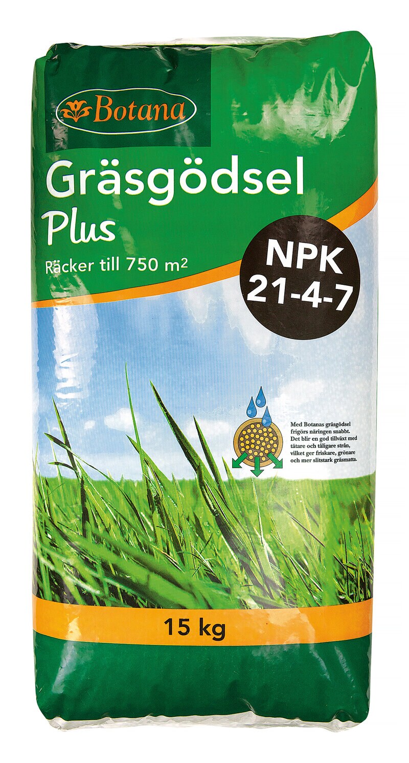 Product Image for Gräsgödsel Plus, 15 kg