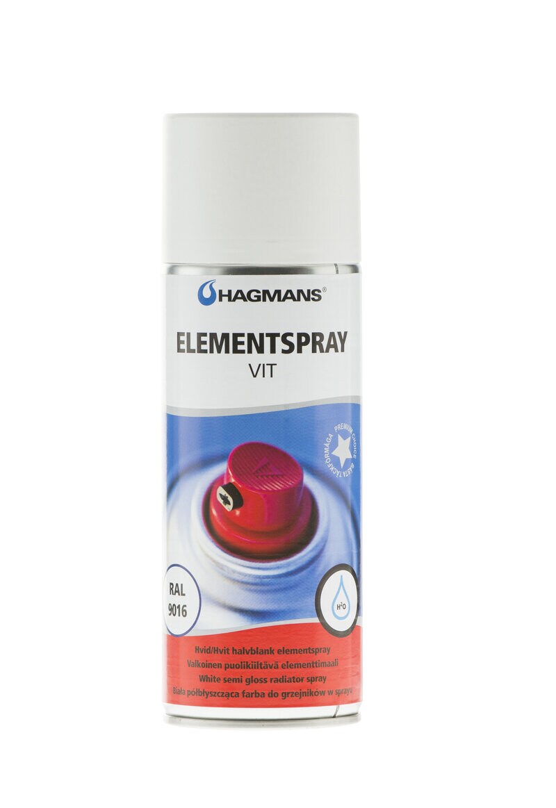 Product Image for Elementspray, vattenburen, vit, 400 ml