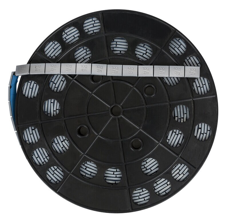 Product Image for Klistervikter på rulle, Zink, 10 g, 400 st
