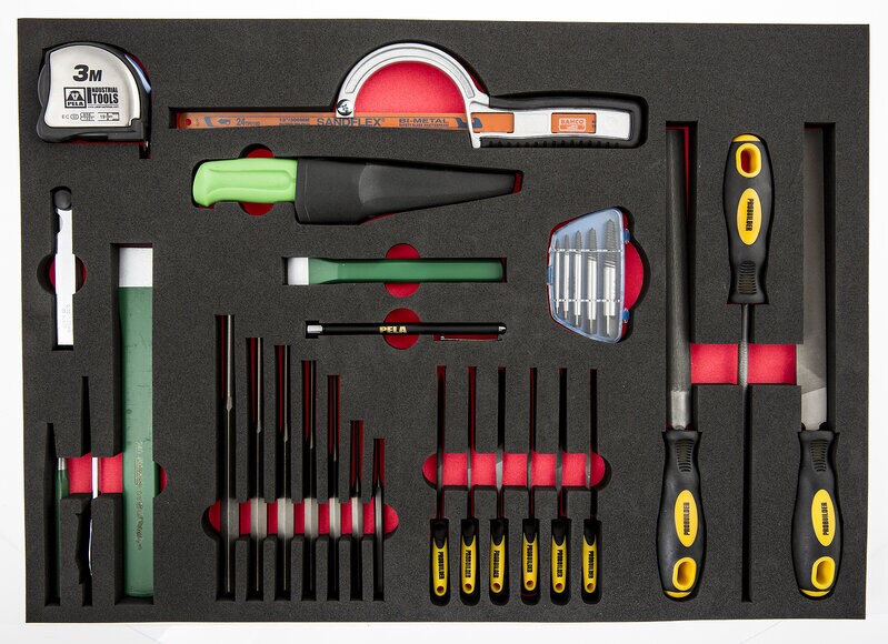 Product Image for Lådinsats med filar o mätverktyg