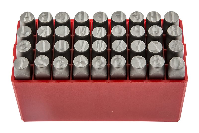 Product Image for Bokstav- & sifferstans 8 mm, 36 delar