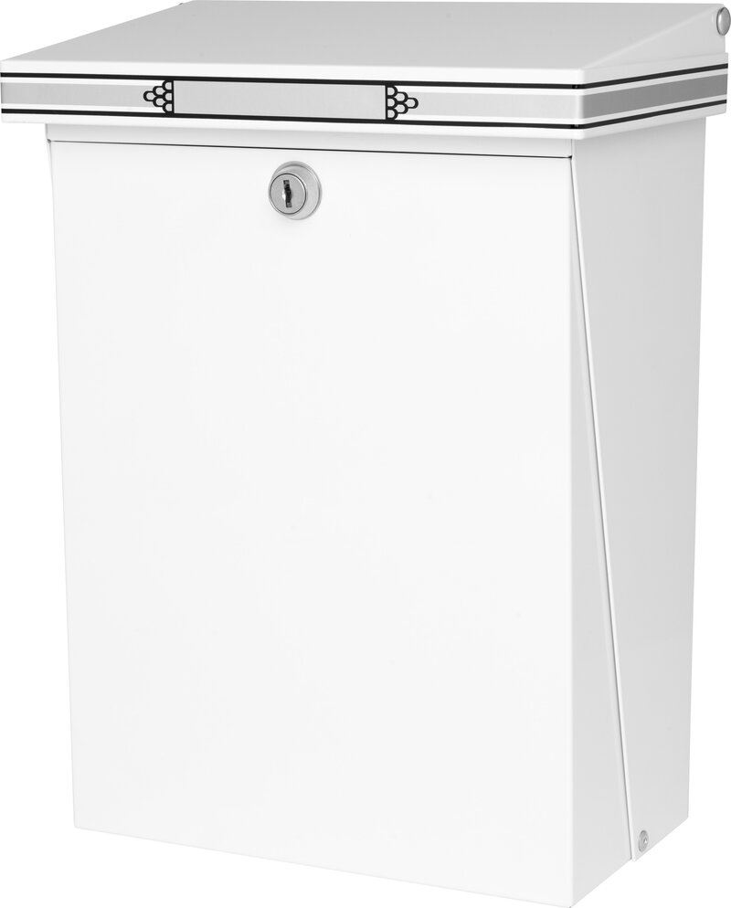 Product Image for Postlåda Stil 98, inklusive lås, vit