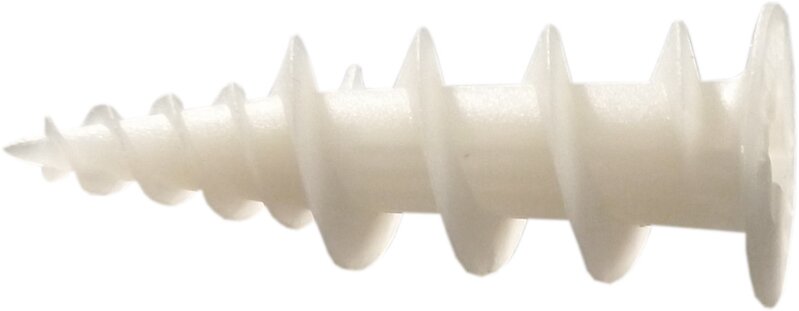 Product Image for Gipsplugg GKD nylon med kryss-spår utan skruv