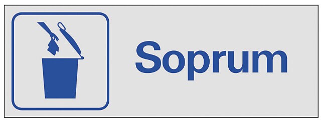 Product Image for Skylt Soprum, 225x80 mm