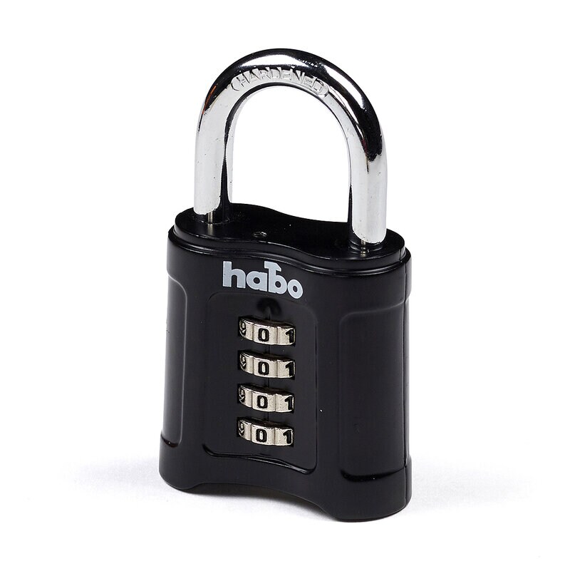 Product Image for Hänglås 203-55, kombination, svart