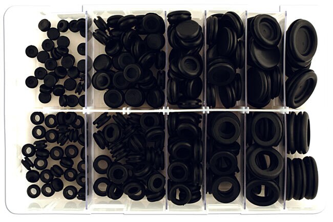 Product Image for Gummigenomföring och pluggar i sats, 240 st