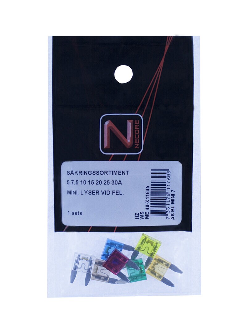 Product Image for Säkringssortiment Mini, 7st