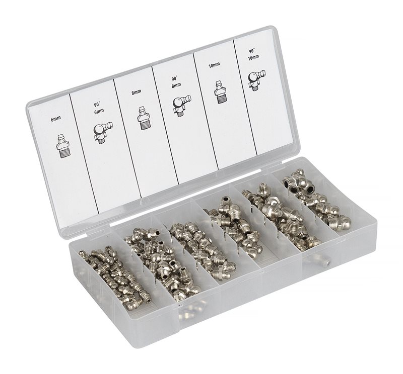 Product Image for Fettnippelsats, metrisk, 110 st