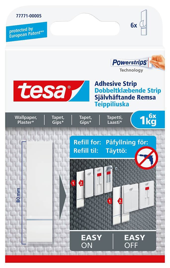 Product Image for Självhäftande remsor för tapet & puts, 1 kg, 6 st