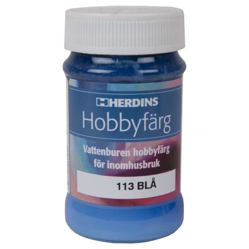 Product Image for Hobbyfärg 113 blå, 100 ml