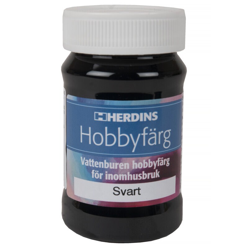 Product Image for Hobbyfärg 118 svart, 100 ml