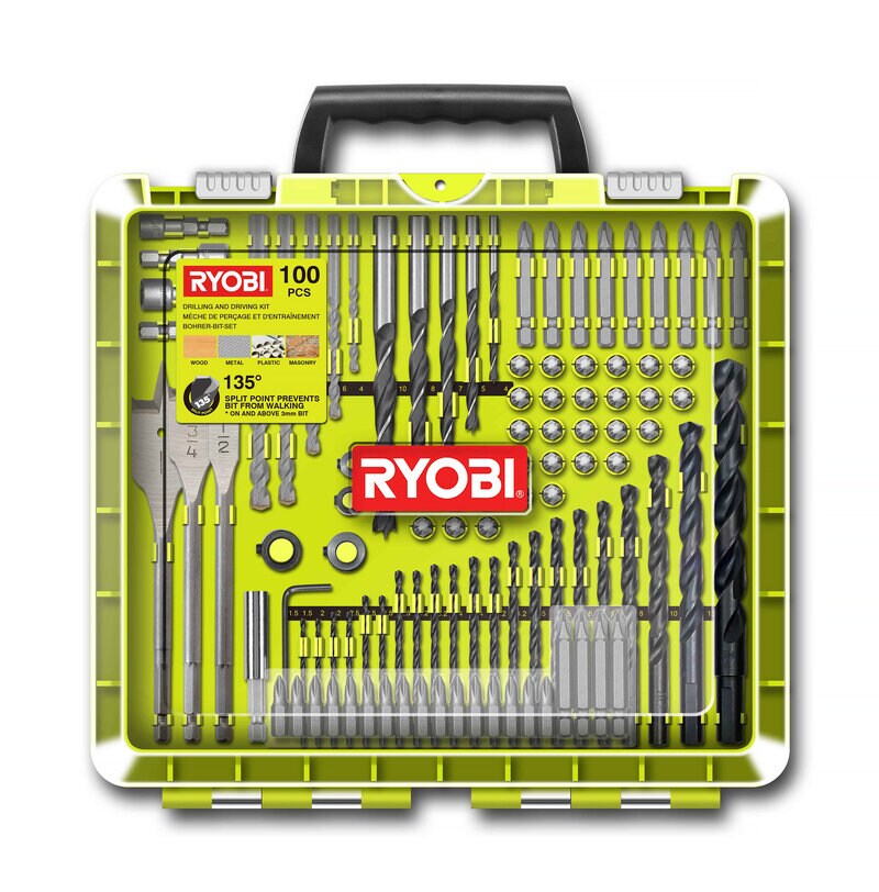 Product Image for Borr-& bitsset RAKDD100, 100 delar