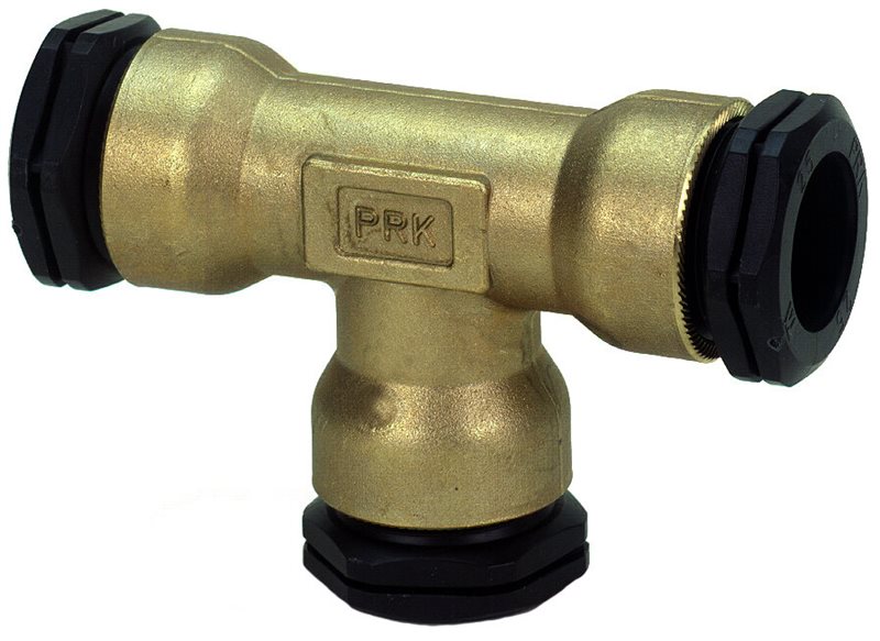Product Image for PEM-koppling av metall, T-koppling, plast-plast-plast