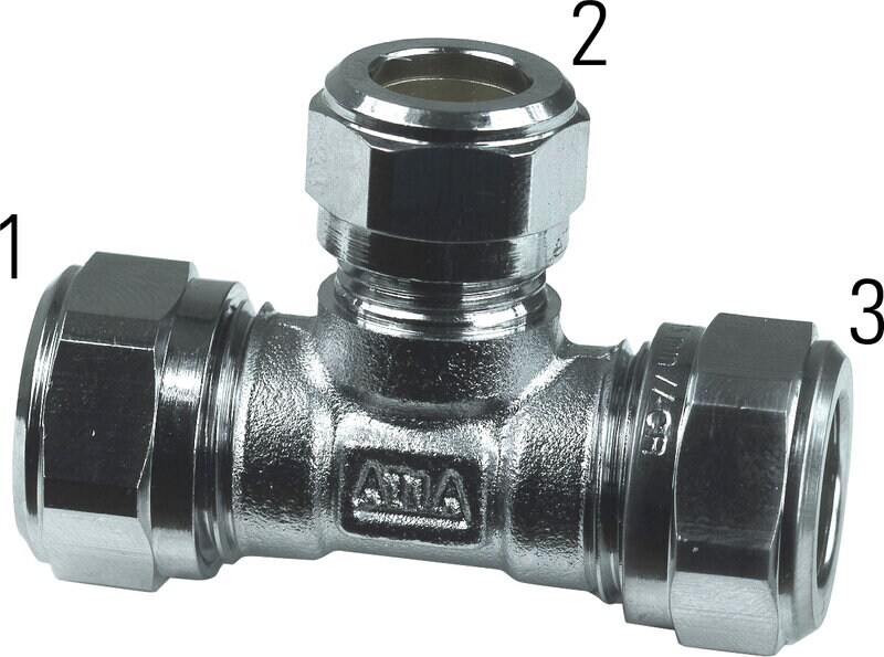 Product Image for Klämringskoppling T-rör, förminskade