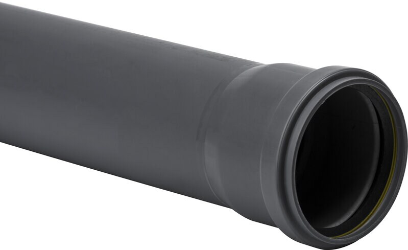 Product Image for Rör med 1 muff PP, inomhus