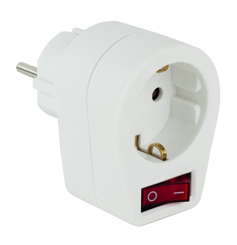 Product Image for Uttag med strömbrytare, jordad