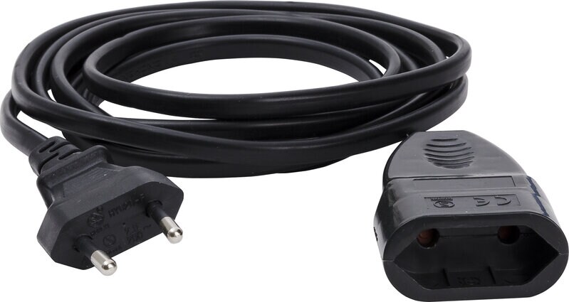 Product Image for Skarvsladd, Europa, inomhus, svart, 4 m