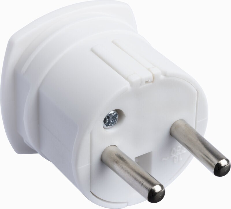 Product Image for Stickpropp med sidointag, låg modell, ojordad, vit