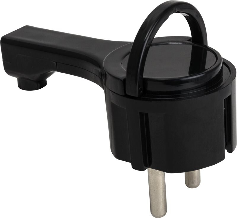 Product Image for Stickpropp Mini, låg & vinklad modell, jordad, svart