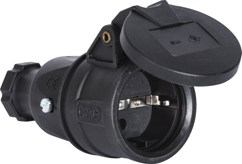 Product Image for Skarvuttag med lock, jordat