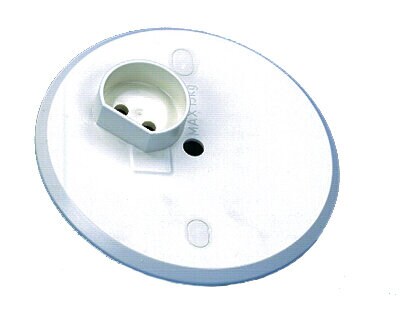Product Image for Takdoslock med lamputtag, infällt, 2-pol, ojordat