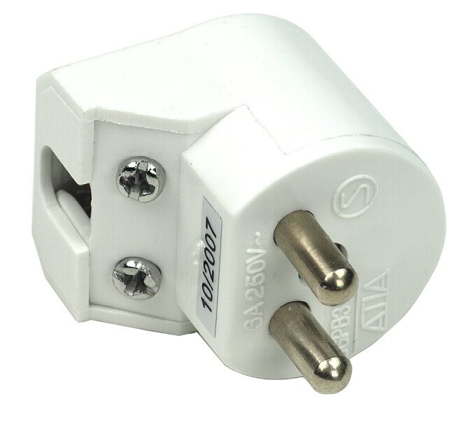 Product Image for Lamppropp för sladd, 2-pol, sidoinföring, vit