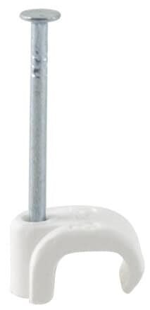 Product Image for Ledningshållare, oval, vit