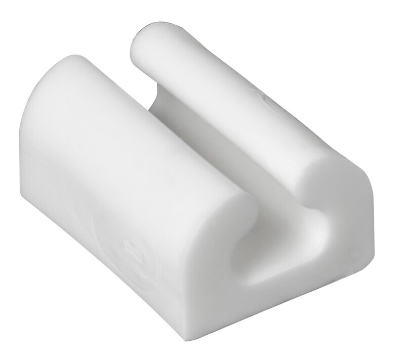 Product Image for Ledningshållare, självhäftande, vit, 10 st