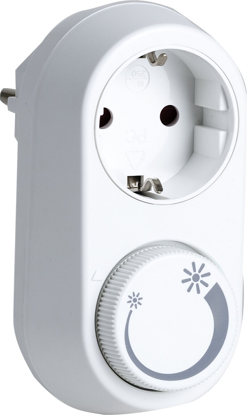 Product Image for Dimmer för vägguttag, LED 3-24 W, vit