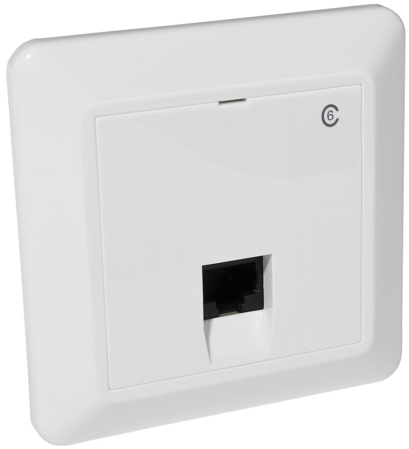 Product Image for Data-/teleuttag, infälld 1x8, kat 6, oskärmad