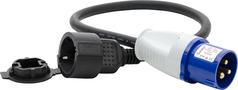 Product Image for Adapter/övergångssladd, från CEE 216-6 till schuko