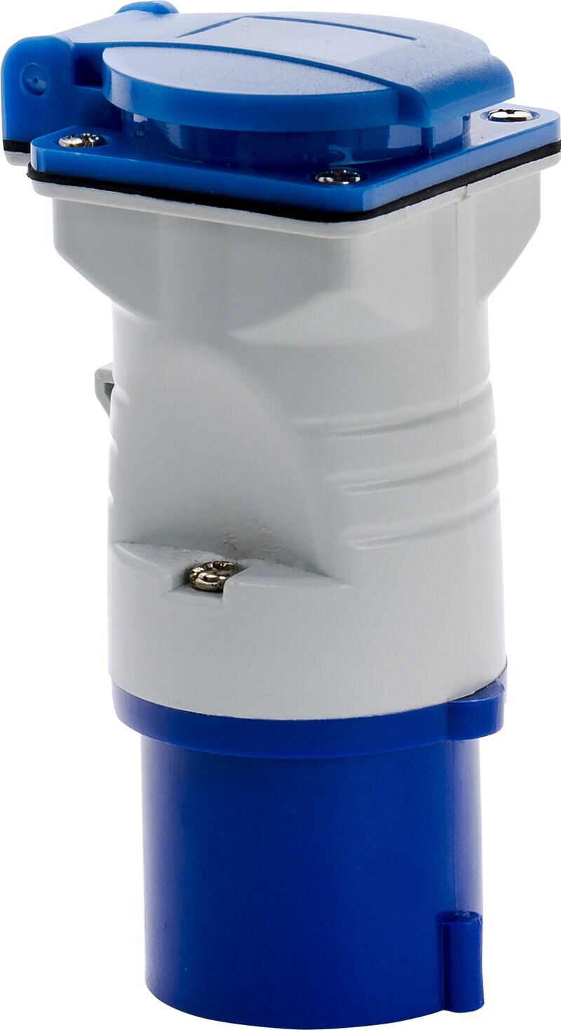 Product Image for Övergångsadapter, från CEE 216-6 till schuko 230V
