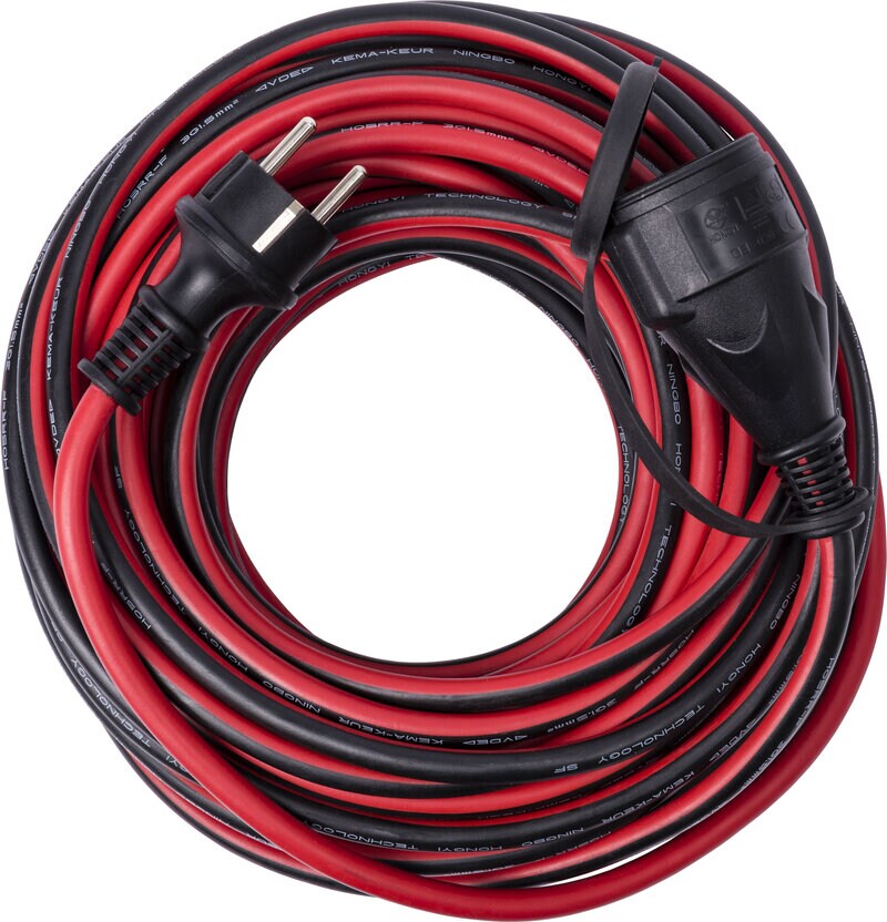 Product Image for Skarvsladd, jordad, RKK 3G1.5, 20 m, röd/svart