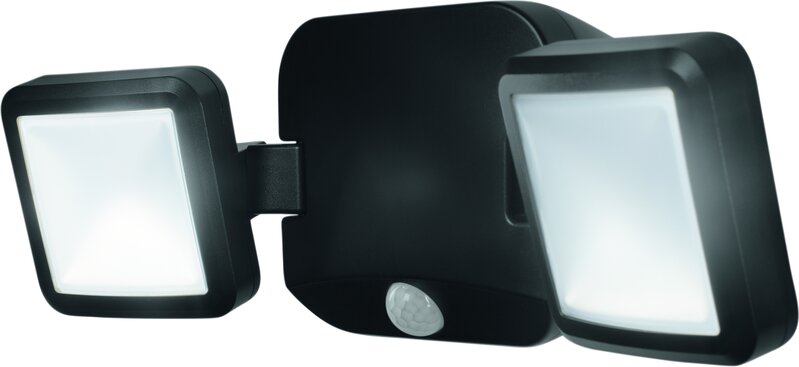 Product Image for Strålkastare LED dubbel, med rörelsevakt, batteridrift