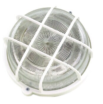 Product Image for Gallerarmatur, rund, 100 W, IP44, vit