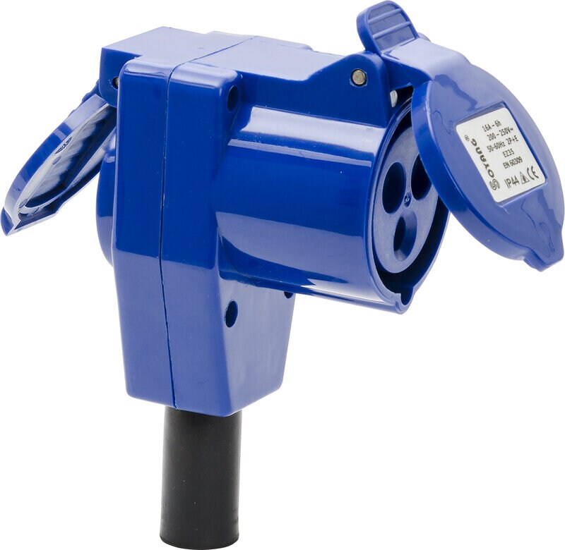 Product Image for Skarvuttag 2-vägs, 1 st CEE & 1 st schuko