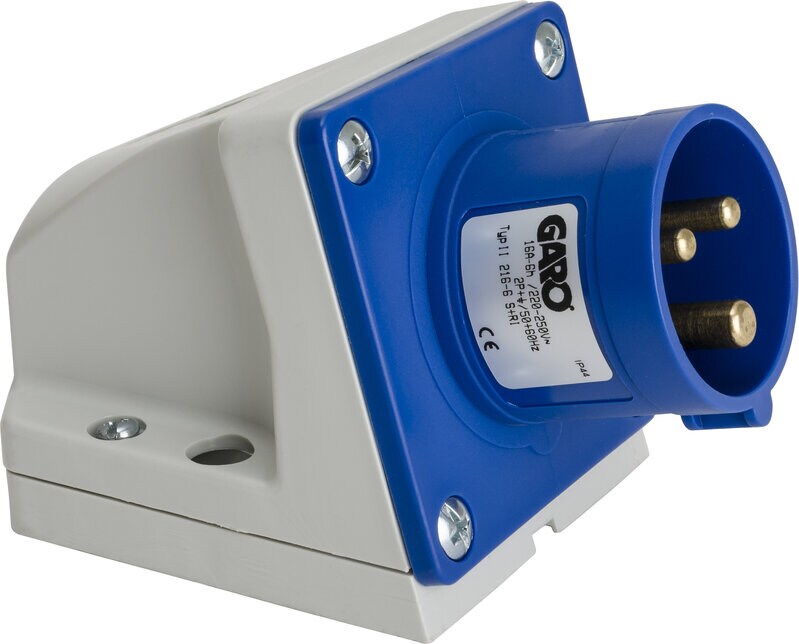 Product Image for Väggintag med röranslutning CEE, Garo CII 216-6+CRI 16A
