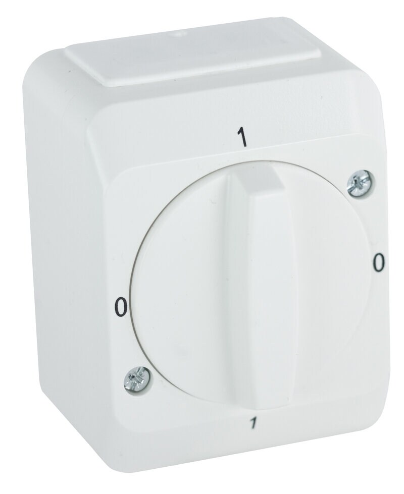 Product Image for Strömbrytare, utanpåliggande, kapslad, Aqua Stark, vridmodell