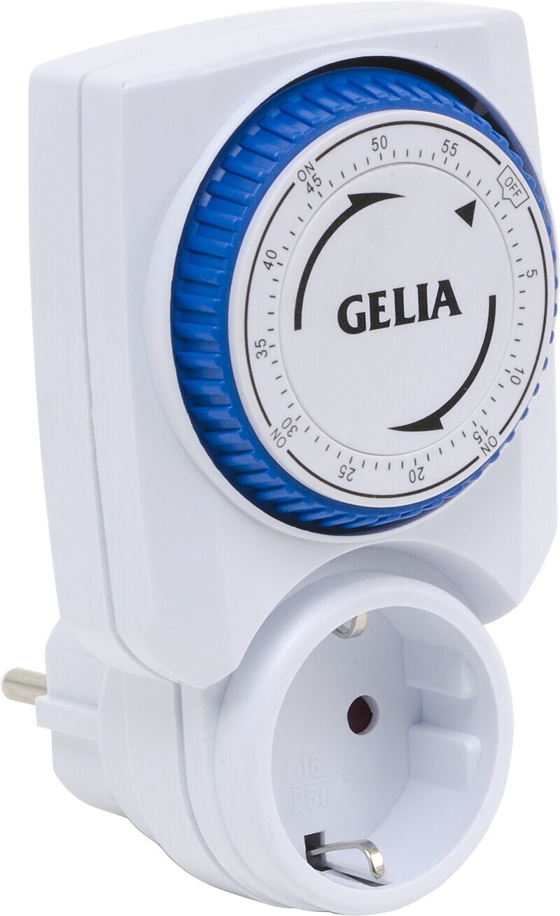 Product Image for Tidströmställare, nedräkningstimer, jordad, 0-60 min