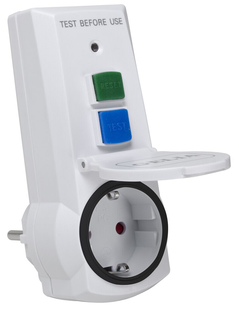 Product Image for Jordfelsbrytare med nollspänningsskydd, 16A typ A, 230V, 30MA, IP44