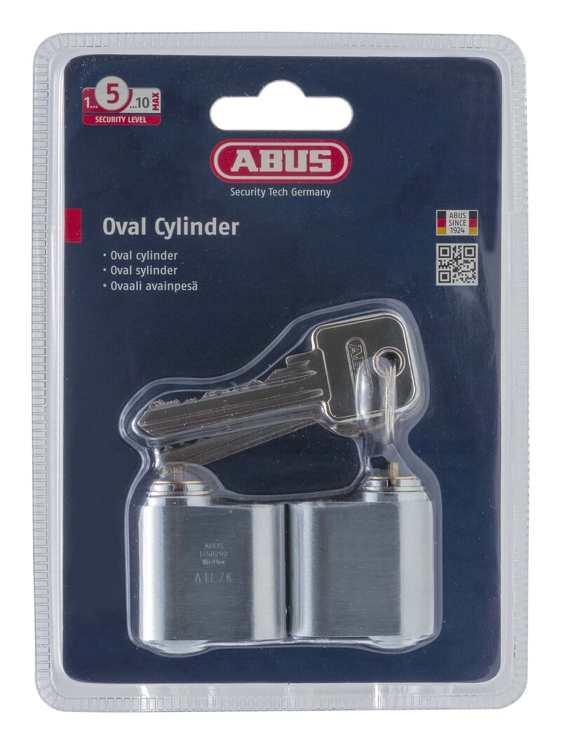 Product Image for Ovalcylinder med 5 nycklar, 2-pack