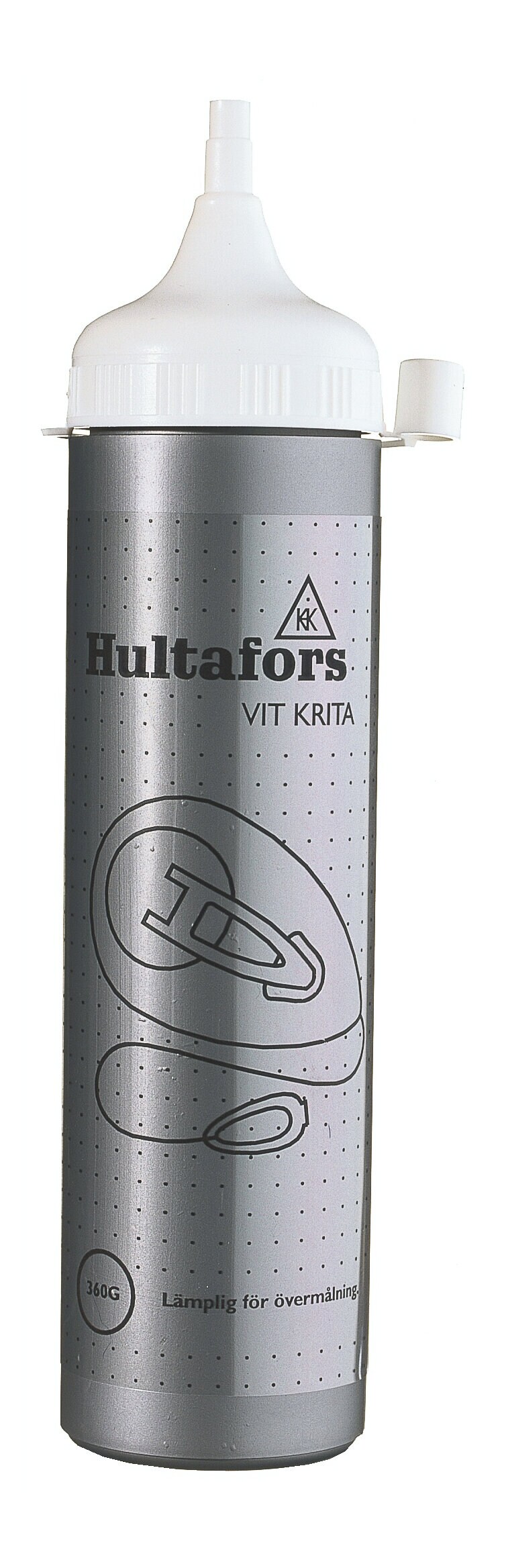 Product Image for Snörslåkrita, vit 360 g